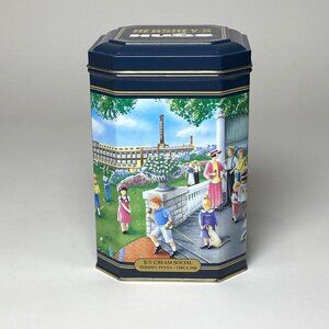 Vintage 1994 Hersheys Tin Hometown Series Ice Cream Social Canister #10 Empty